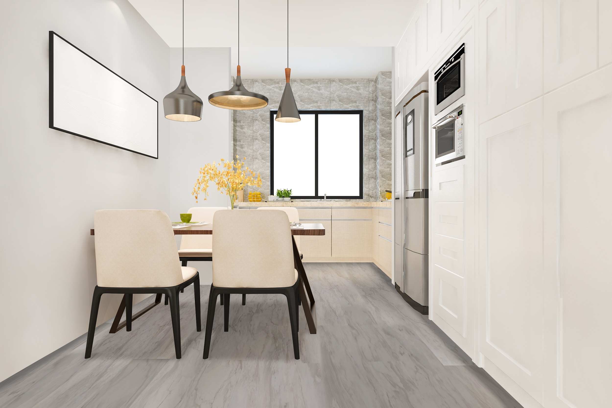 SPC ламинат Dolce Flooring Pietra DF-103 Мрамор Флоренция